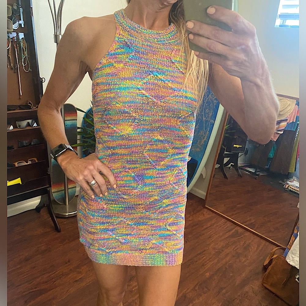 Multicolor sexy mini dress!!